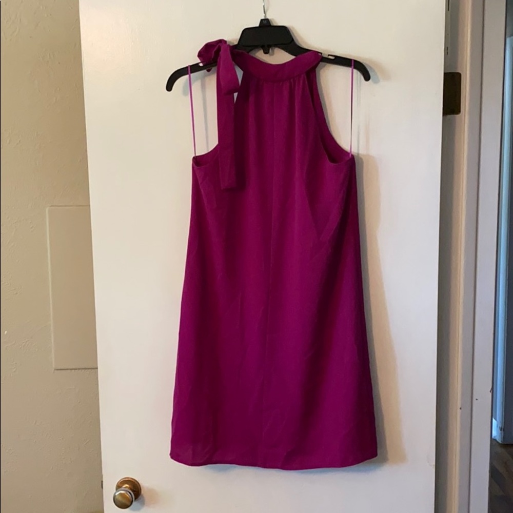 Fuchsia dress - perfect to attend weddings in.
